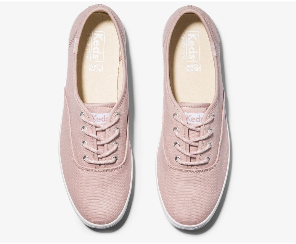 Basket Keds Femme Rose - Champion Solids - 749-JGRHKA